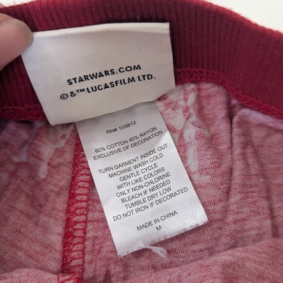 Star Wars x Munki Munki Festive Red Christmas Stormtrooper Sleep Pajama Pants - Picture 6 of 10